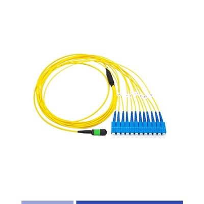 Купить 12-ядерный одномодный OS2 MTP® Fiber Patch Cable женский к SC Simplex 3m LSZH онлайн изготовление