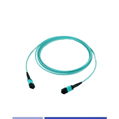 Купить 24 нитки MTP® Fiber Optic Patch Cord Female OM3 Multimode Patch Cable 3m ОФНП типа А онлайн изготовление