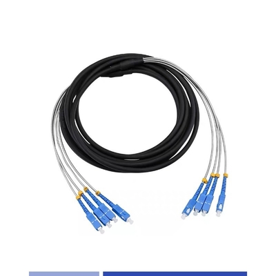 Купить FTTA Outdoor Armored Fiber Optic Patch Cord 4 Core LC LC Patch Cord LSZH Jacket 5 м. онлайн изготовление