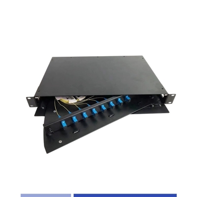 Купить Панель для оптоволоконного патча 12 портов SC Simplex Rotary 1U 19 