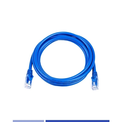 Купить 1м ПВХ куртка Cat 6a Патч кабели УТП натянутые медный синий онлайн изготовление