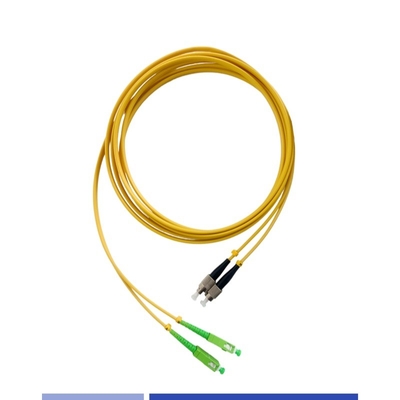Купить Одномодный оптоволоконный патч-шнур SC/APC к FC/UPC Duplex 3.0mm LSZH онлайн изготовление