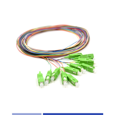 Купить Одномодный OS2 SC APC Pigtails 12 Волокна LSZH 3m Для FTTH решений онлайн изготовление
