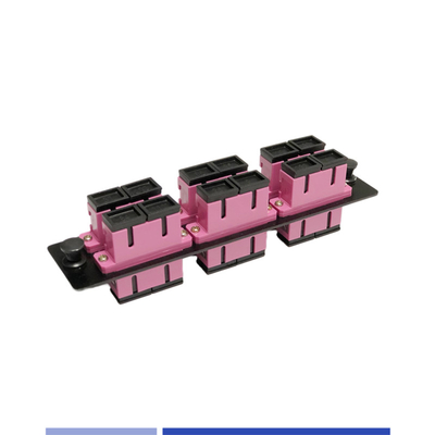 Купить OM4 Duplex SC Fiber Patch Panel 6 Порт 12 Ядра с высокой плотностью онлайн изготовление
