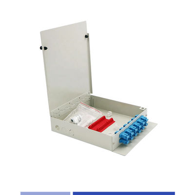 Купить 12-портовая распределительная коробка для оптоволокна из холоднокатаной стали для настенного монтажа онлайн изготовление