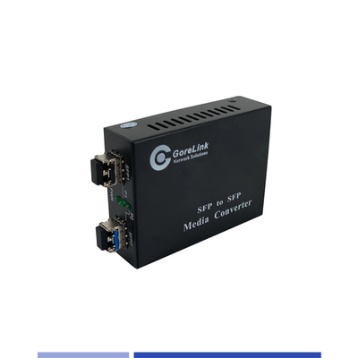 Купить SFP в SFP Fiber Media Converter Загруженный 1,25G SFP модуль Одномодный SMF 1310nm Двойной SFP модуль онлайн изготовление