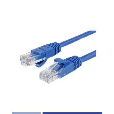 Купить UTP 24AWG Сцепленный пластырь Cat6 ПВХ 1 м Медный пластырь Синий онлайн изготовление