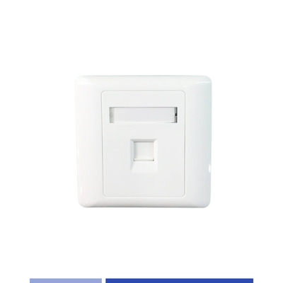 Купить Высокая точность однопортовой 86 фасадной пластины для Cat3 Cat6 Keystone Jack онлайн изготовление