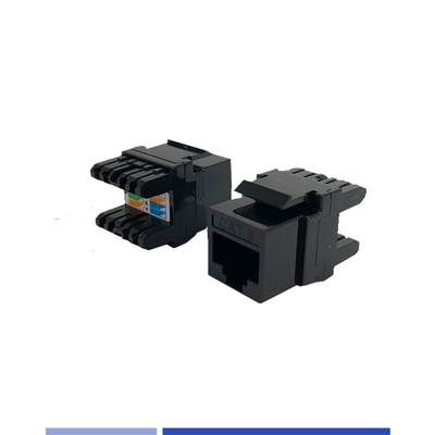 Купить GoreLink Cat6 Keystone Jack 180 градусов Черный сетевой телекоммуникационный аксессуар онлайн изготовление