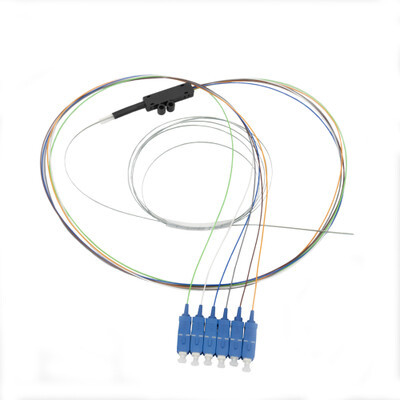 6 Волокна Волокнистая лента свиная хвост лента волокнистая свиная хвост Fanout Kits SingleMode SC UPC LSZH 1m