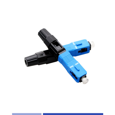 Оптические волоконные быстрые соединители Single Mode SC UPC Fast Connector FTTH Solution