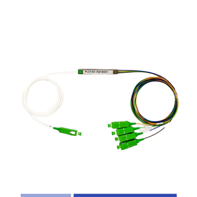 SC/APC Одномодный 1x4 PLC Splitter 900μM Высокоэффективный коррозионный